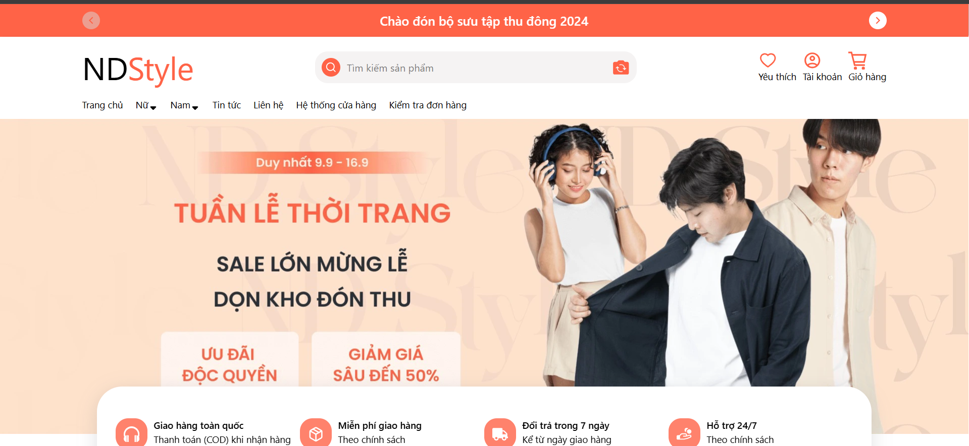 Website thương mại điện tử thời trang (full BE + FE, báo cáo, Reactjs, java spring, microservices)